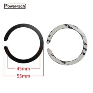 סט לוחיות מתכת למעמד MagSafe לרכב P-T- שחור,לבן