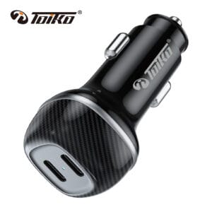 מטען רכב Toiko Q9 66W שתי יציאות Quick Charge