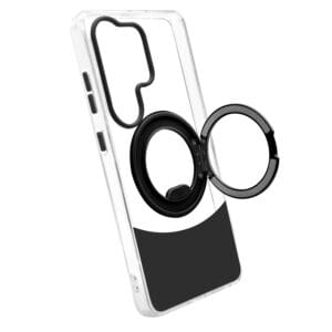 מגן מט Velox MagRing Sam S25Ultra- שקוף/שחור