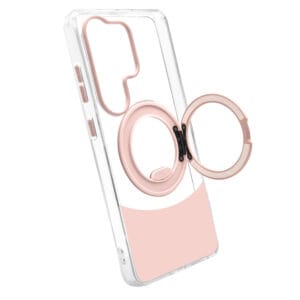 מגן מט Velox MagRing Sam S26Ultra- שקוף/ורוד
