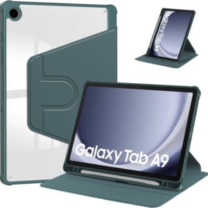 נרתיק פרימיום 360 Tab A9/A11 - שקוף/ירוק