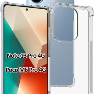 בארוס שקוף גב קשיח -RM Poco M6Pro 4G/ RM Note13Pro 4G