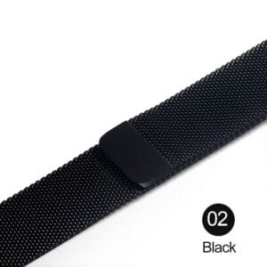 רצועת יד מתכת Milan 38/40/41 mm- שחור
