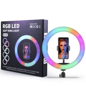 מנורת- RGB לייד סלפי 33cm - מעמד 1