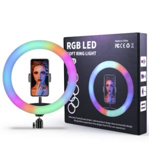 מנורת- RGB לייד סלפי 36cm - מעמדים 3