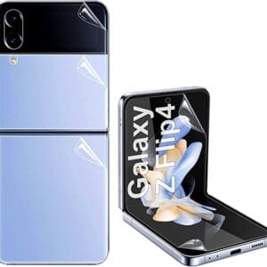 מ.מסך סיליקון נאנו Sam Z Flip 4 5G TPU שתי חלקים