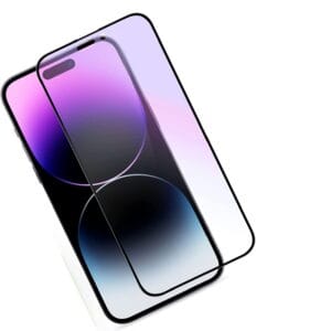 מגן זכוכית PRO+(דבק מלא) IP15Pro -שחור