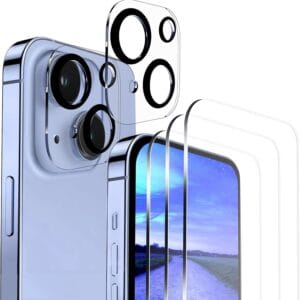 זכוכית לעדשת מצלמה ל-IP15/IP15Plus שתי מצלמות