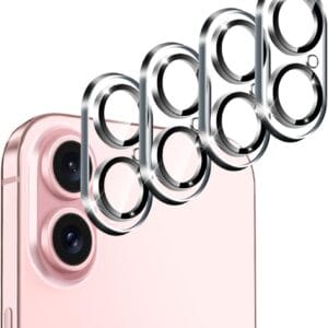 זכוכית לעדשת מצלמה ל-IP16/IP16Plus שתי מצלמות