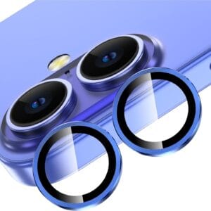 מגן לעדשת מצלמה ל-IP16/16Plus-כחול