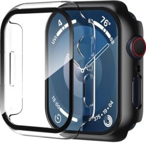 מגן מסך זכוכית עם מסגרת 42mm- שקוף