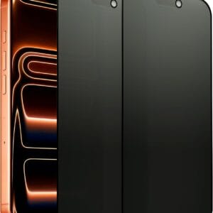 מגן זכוכית PRO+(דבק מלא) IP17Pro Max שומר פרטיות