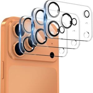 זכוכית לעדשת מצלמה ל-IP17Pro שלוש מצלמות