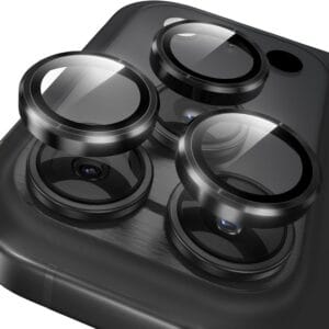 מגן לעדשת מצלמה ל-IP17Pro/17Pro Max-שחור