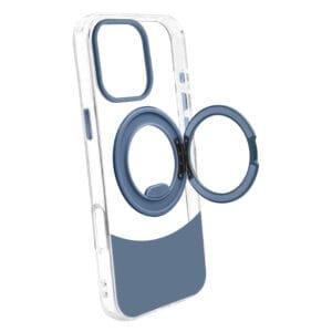 מגן מט Velox MagRing IP16Pro Max- שקוף/כחול