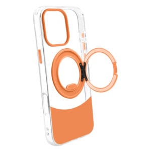 מגן מט Velox MagRing IP16Pro Max- שקוף/כתום