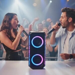 בידורית Energy Echo CX780 100W עם 2 מיקרופונים