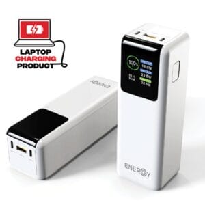 סוללת גיבוי ENERGY EPD27K 27000mAh 100W למחשב נייד – לבן