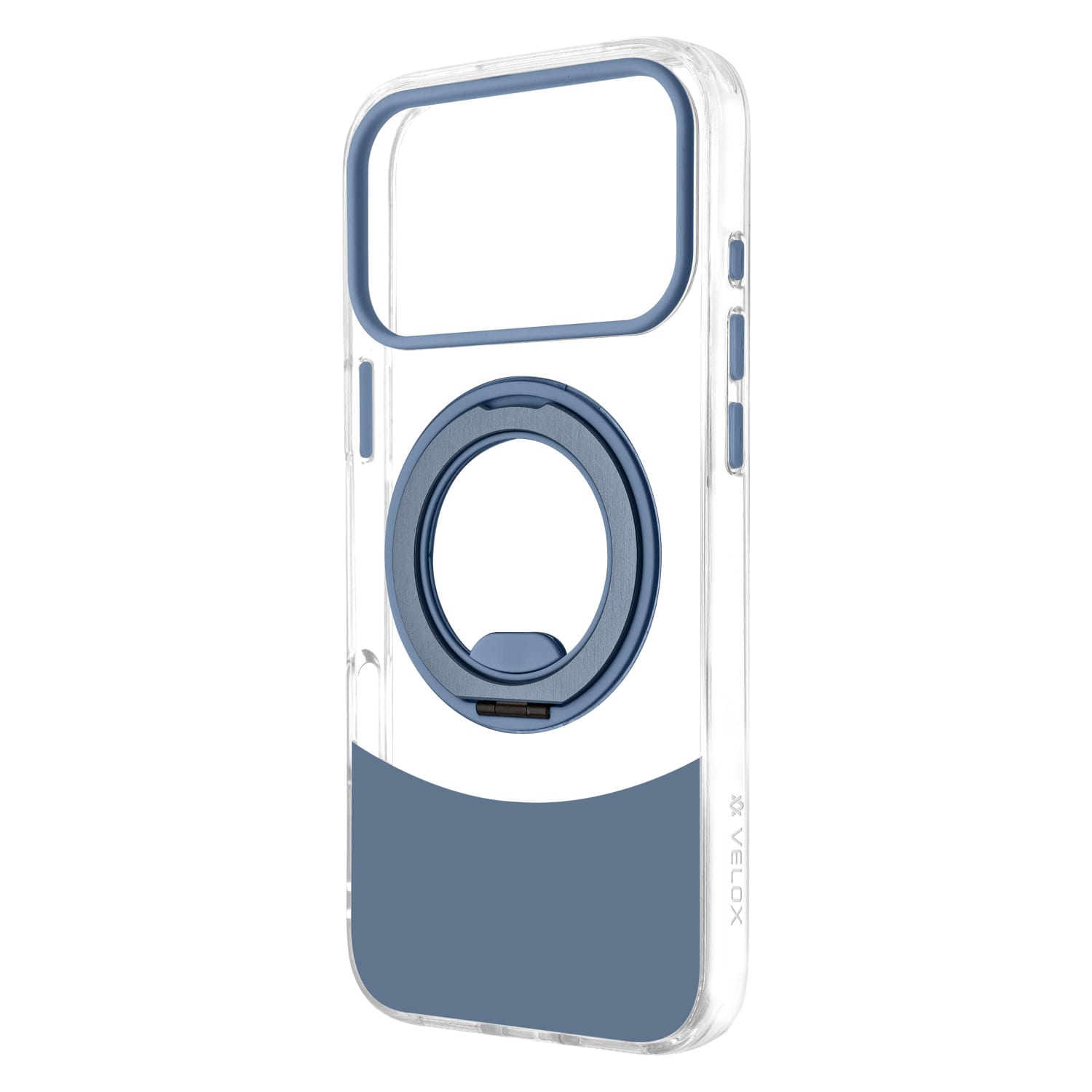 ⁦מגן מט Velox MagRing IP17Pro- שקוף/כחול⁩ – תמונה ⁦9⁩