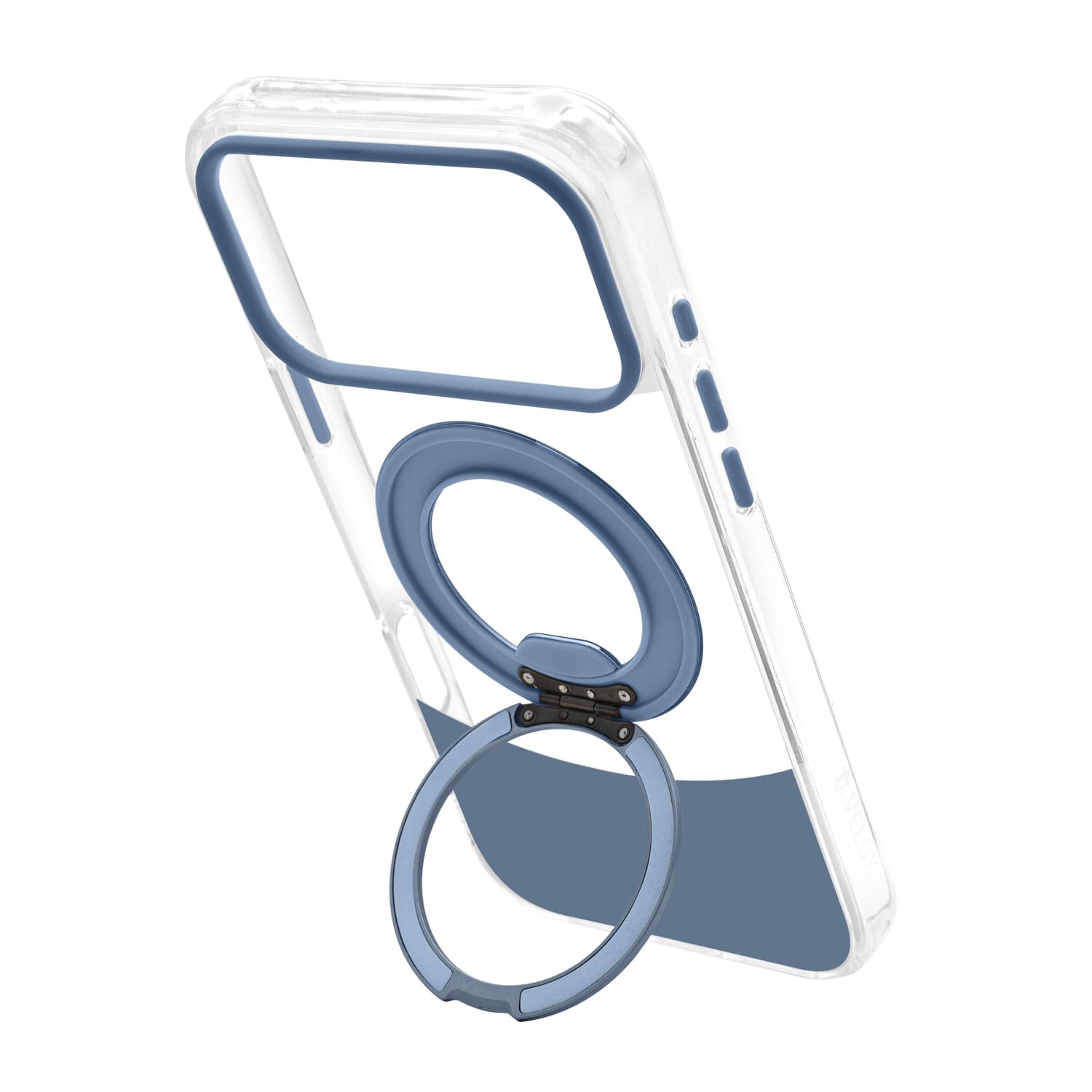 ⁦מגן מט Velox MagRing IP17Pro- שקוף/כחול⁩ – תמונה ⁦8⁩