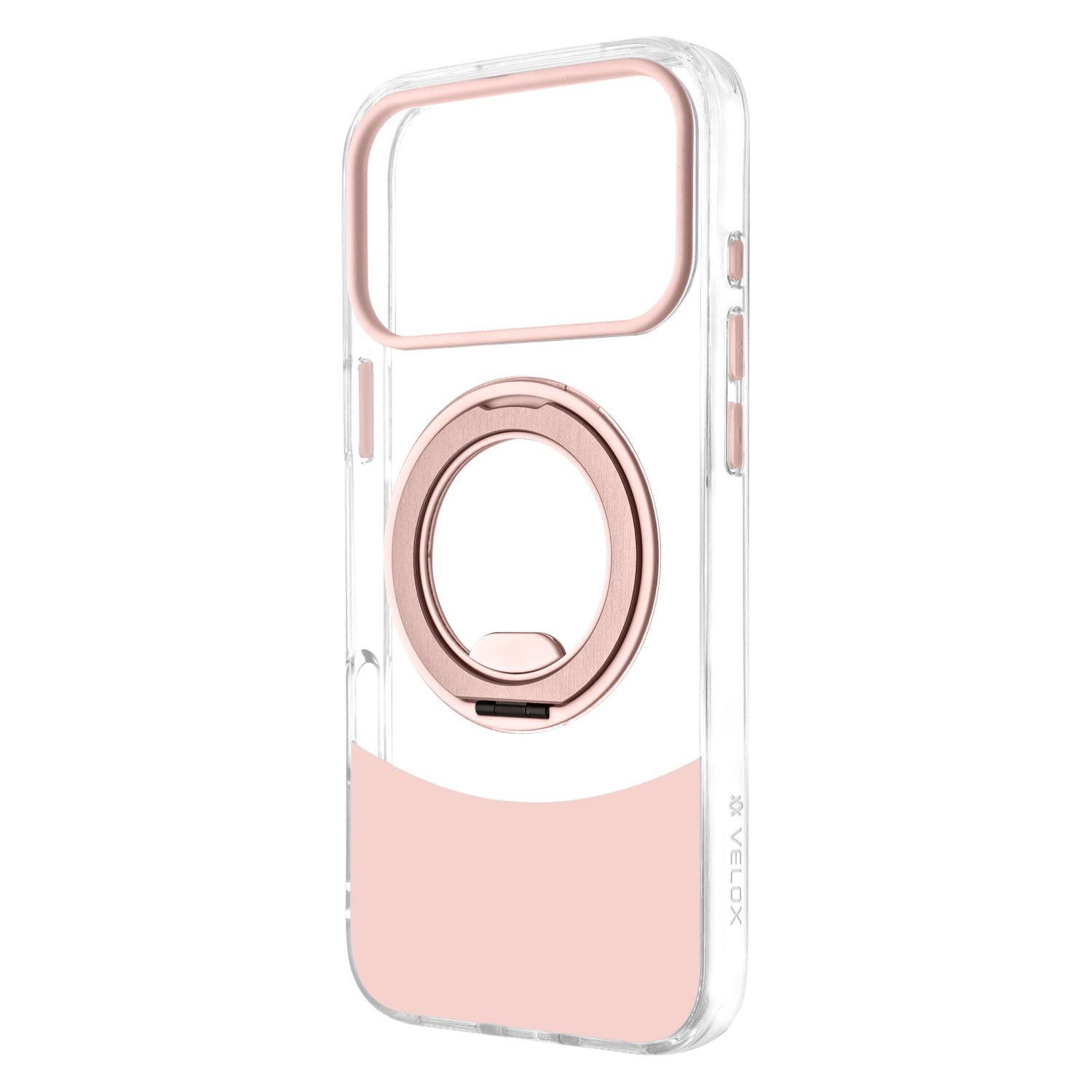 ⁦מגן מט Velox MagRing IP17Pro- שקוף/ורוד⁩ – תמונה ⁦10⁩