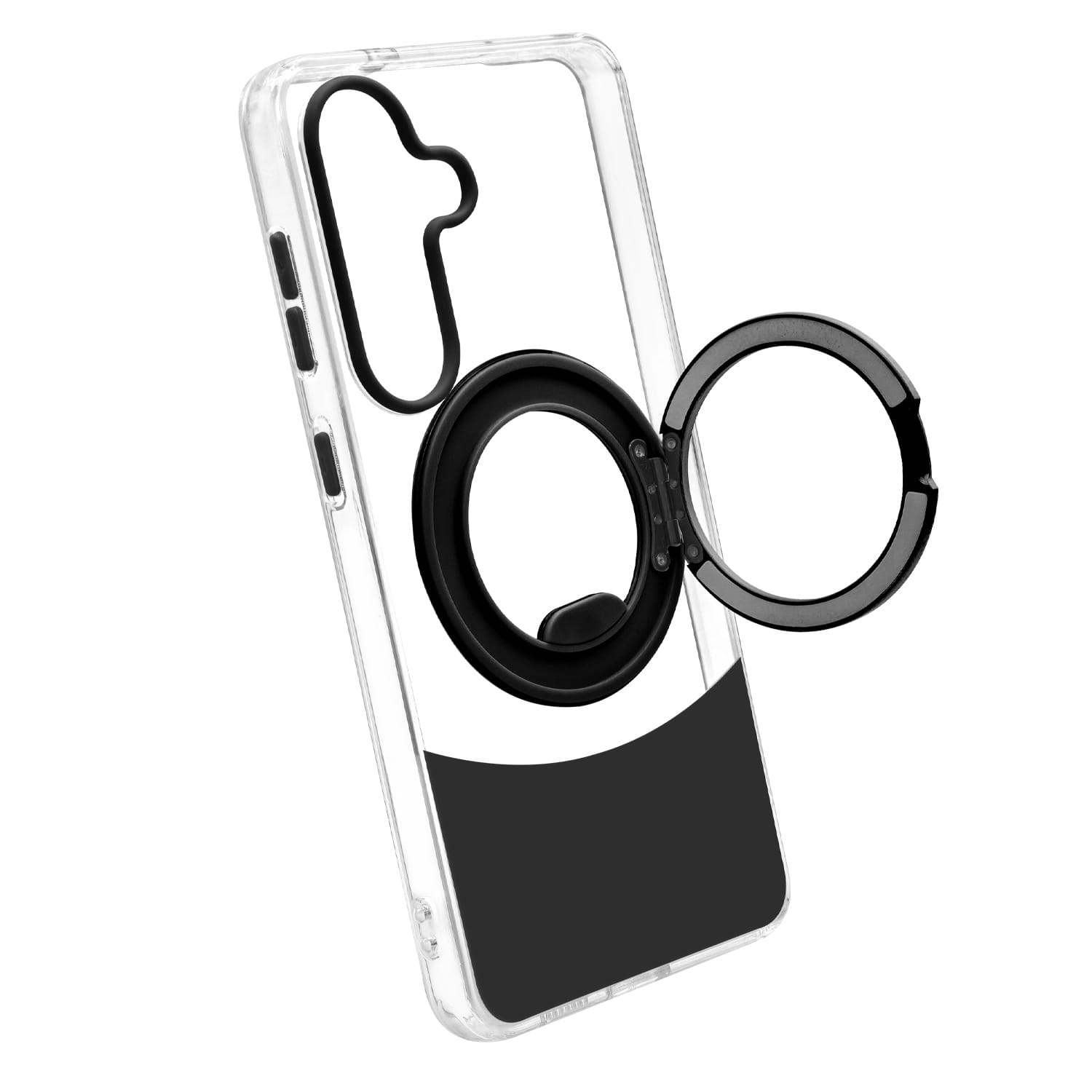 ⁦מגן מט Velox MagRing Sam S26- שקוף/שחור⁩ – תמונה ⁦7⁩