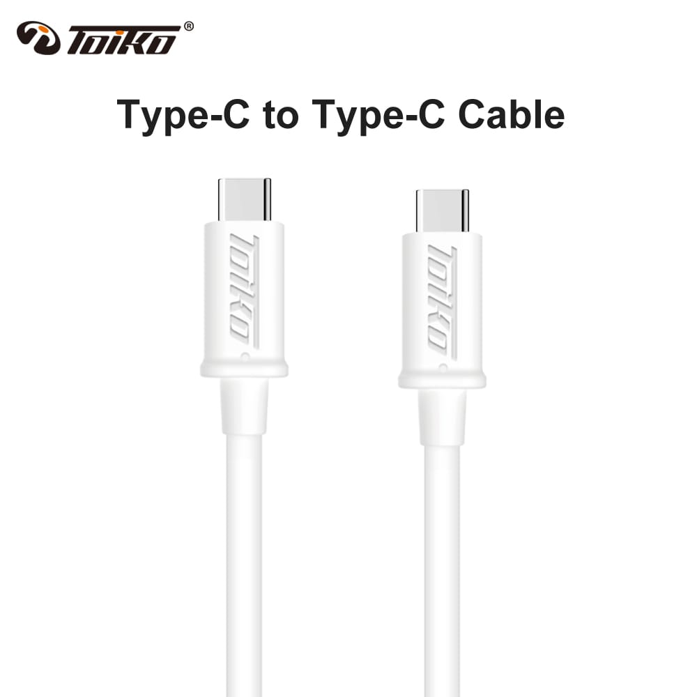 ⁦כבל דטה Toiko Type C to Type C⁩ – תמונה ⁦4⁩